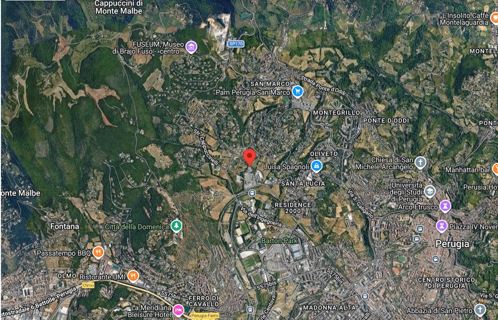 Mappa - Galleria del vento